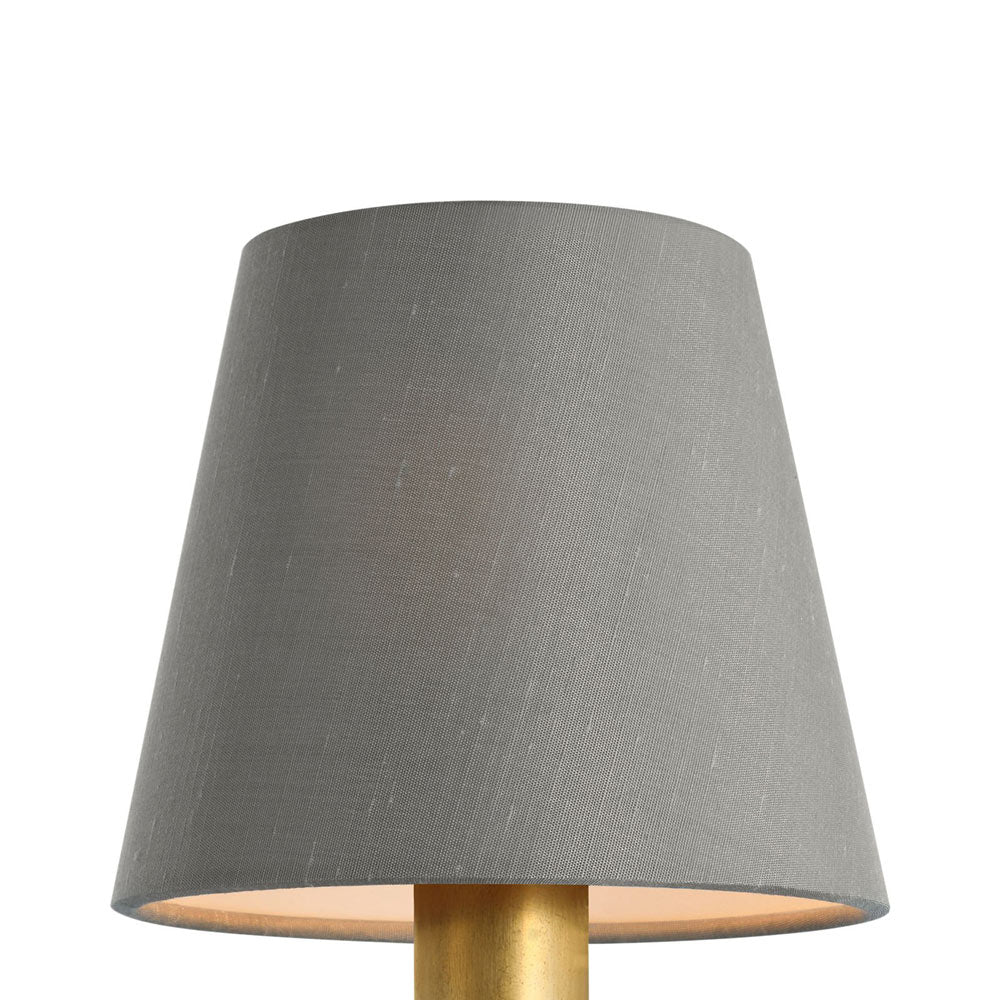 Clip Empire Lamp Shade in Mist Silk (6-Inch).