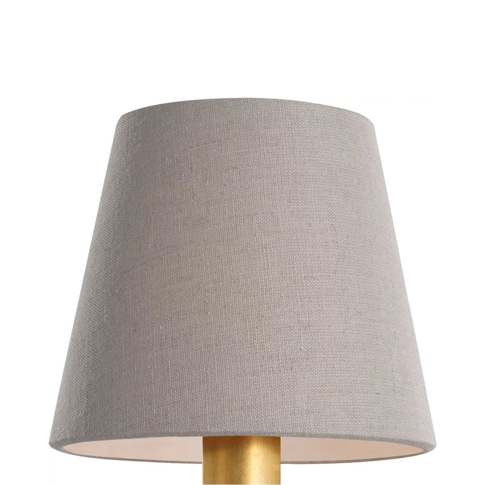 Clip Empire Lamp Shade in Natural Linen (6-Inch).