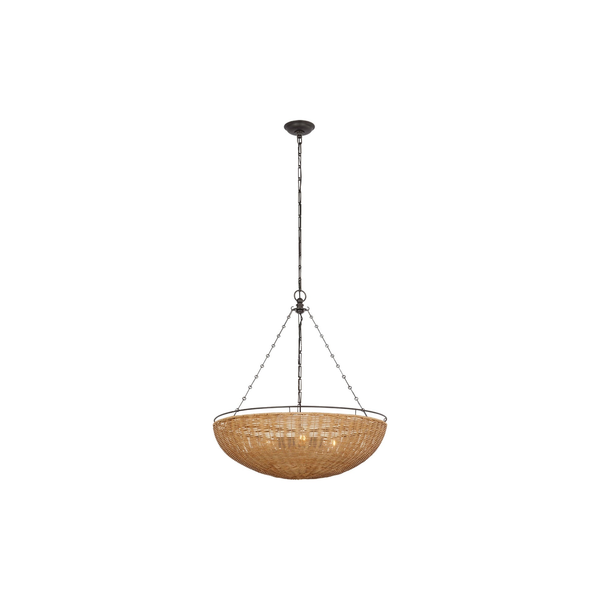 Clovis Chandelier in Aged Iron (Medium).