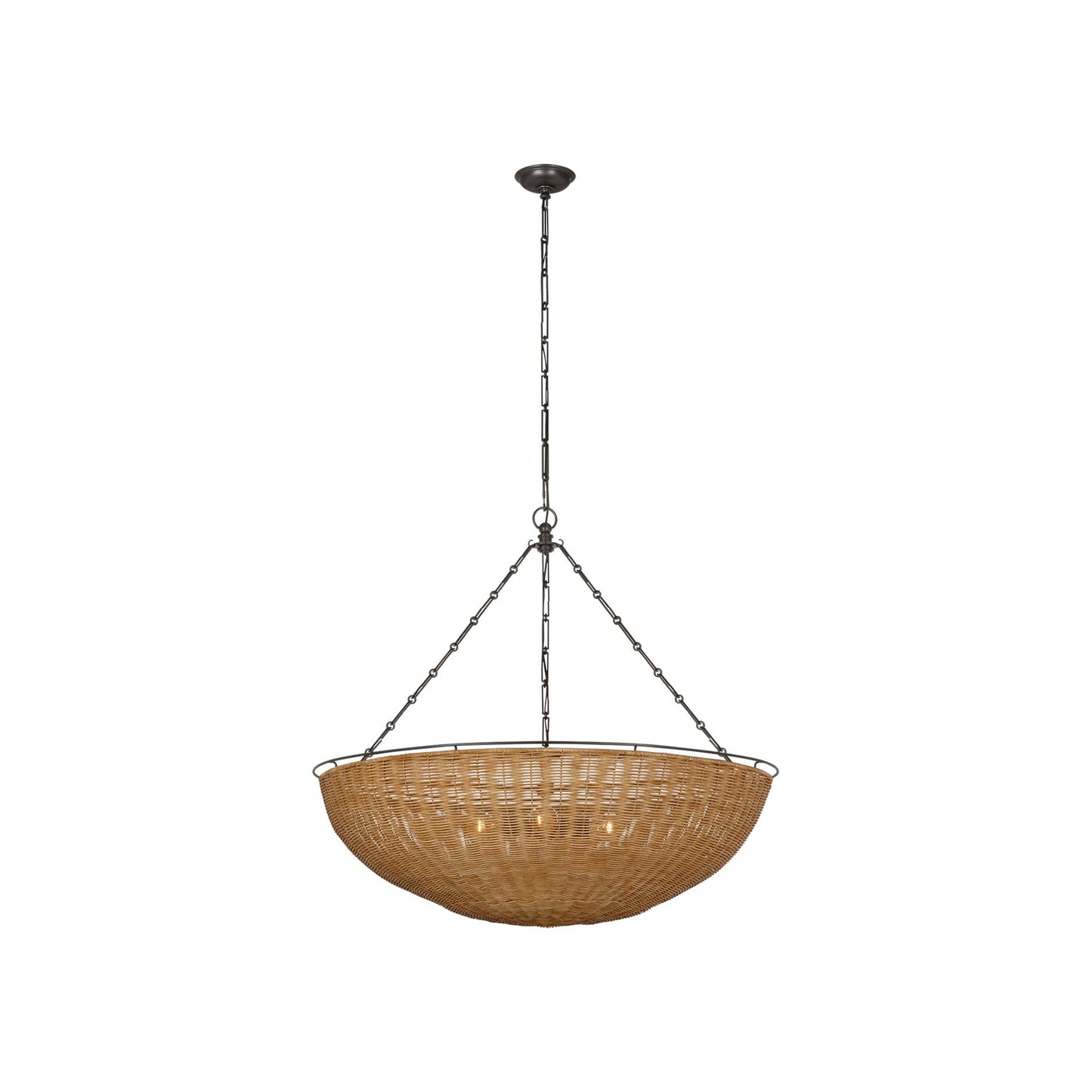 Clovis Chandelier in Aged Iron (X-Large).