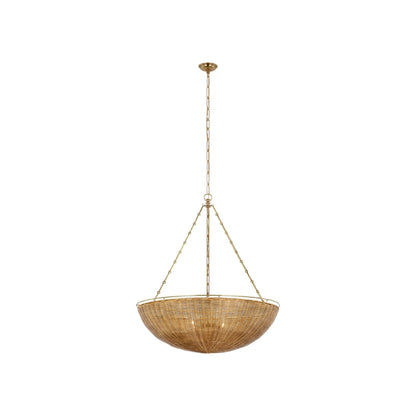 Clovis Chandelier in Antique-Burnished Brass (X-Large).
