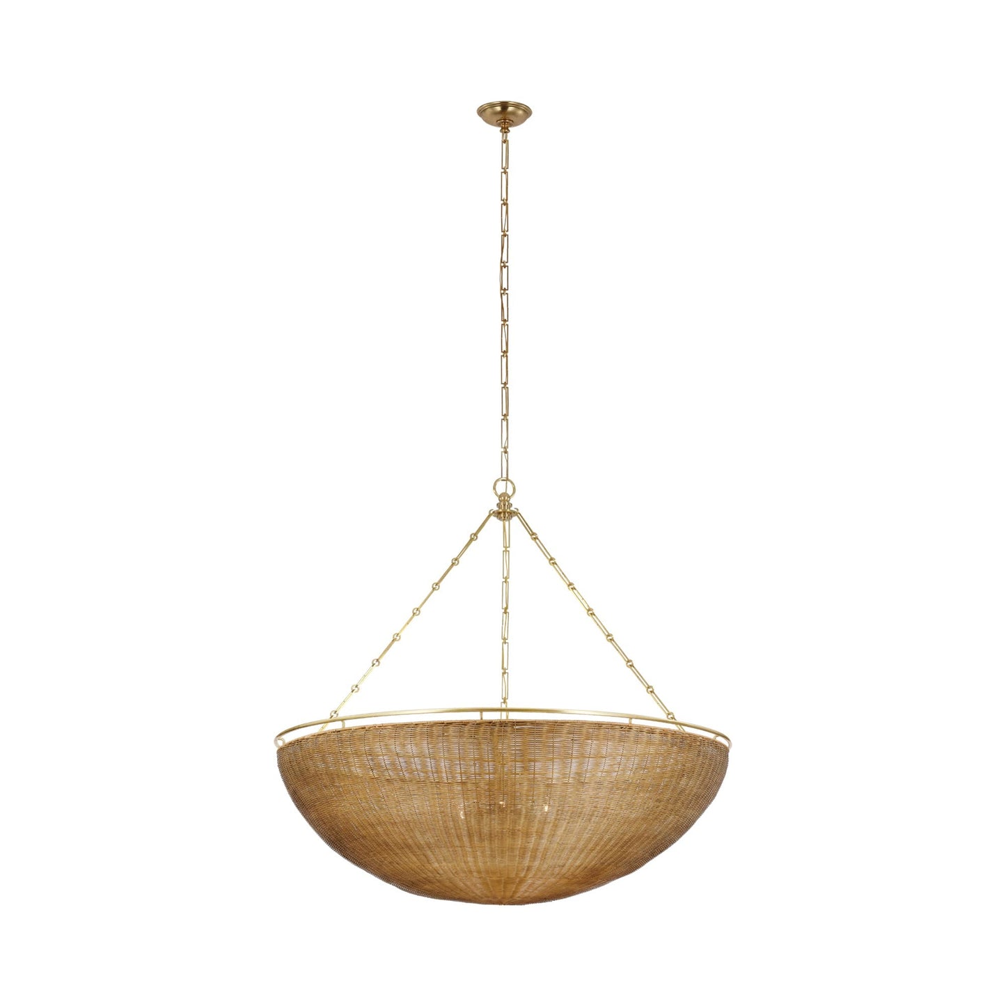 Clovis Chandelier in Antique-Burnished Brass (Grande).