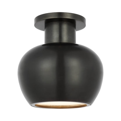 Comtesse LED Flush Mount Ceiling Light in Bronze.