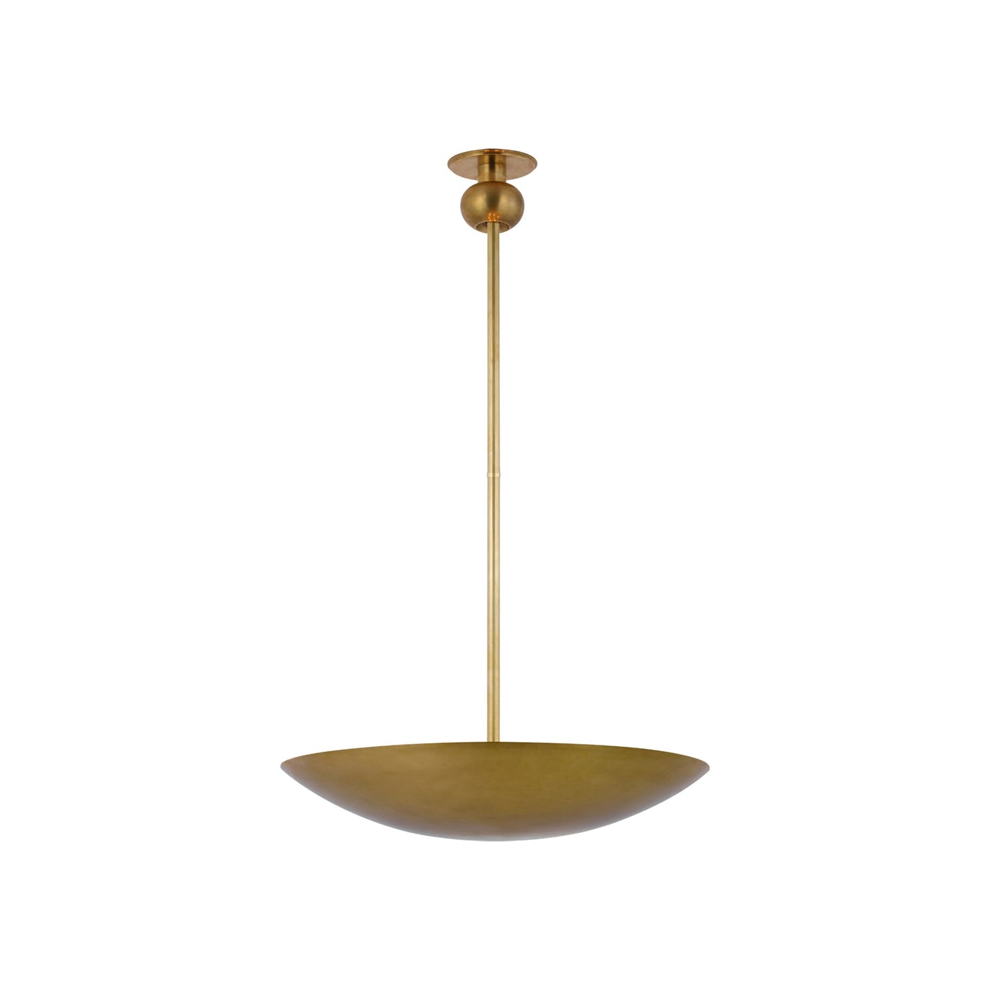 Comtesse Uplight Chandelier in Hand-Rubbed Antique Brass (Medium).