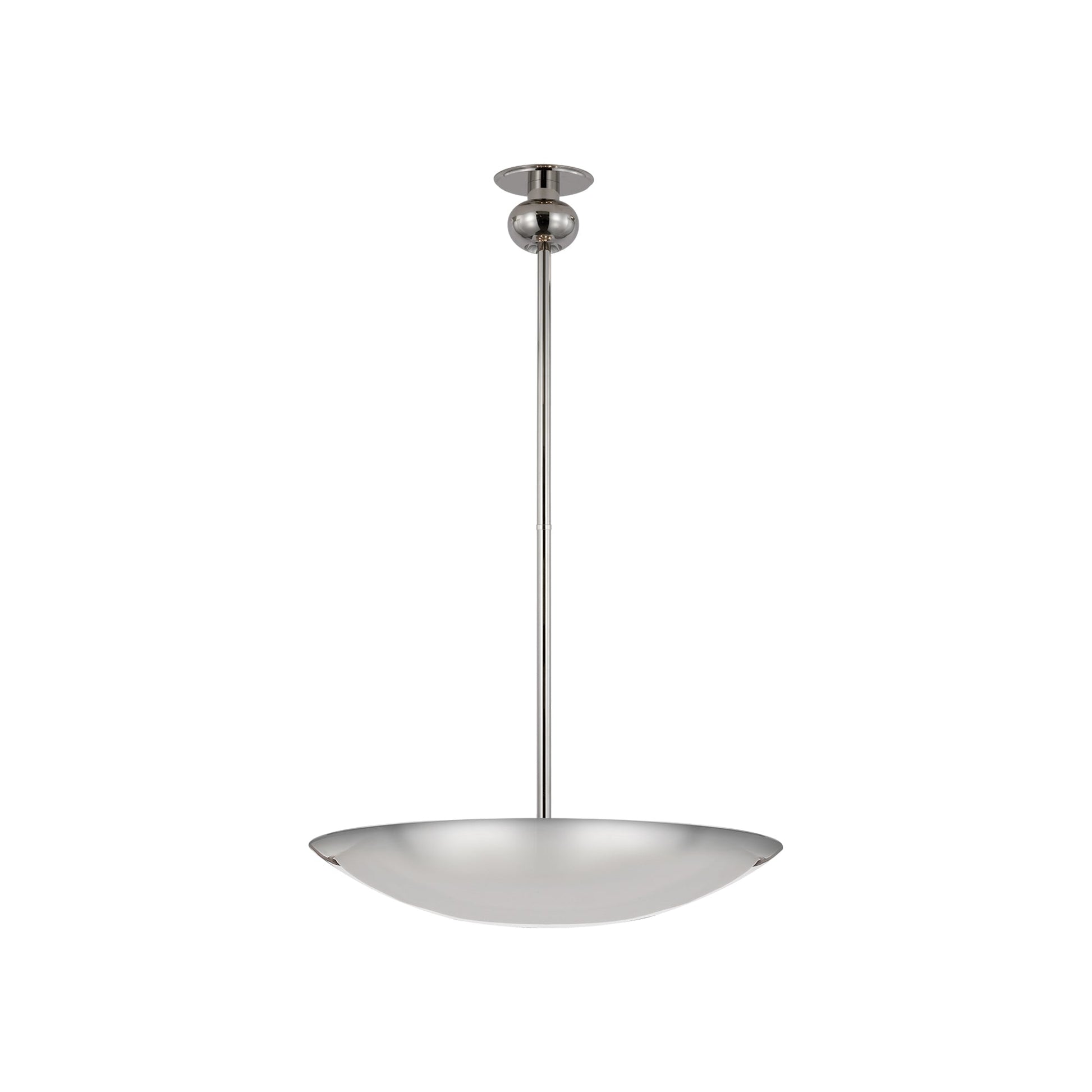 Comtesse Uplight Chandelier in Polished Nickel (Medium).