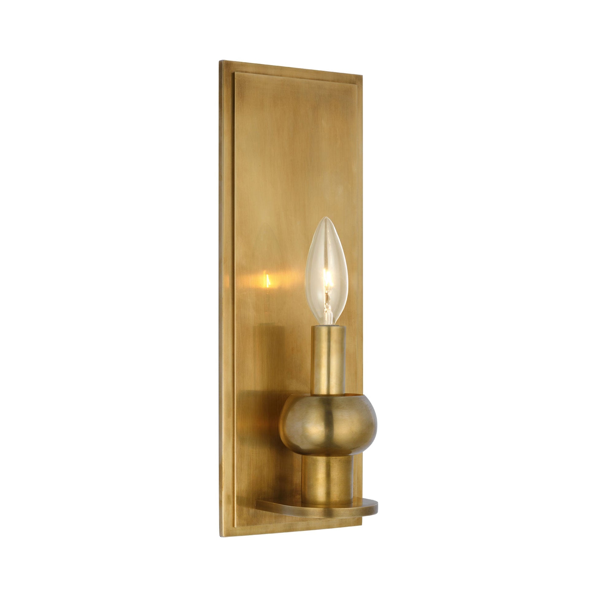 Comtesse Wall Light in Hand-Rubbed Antique Brass.