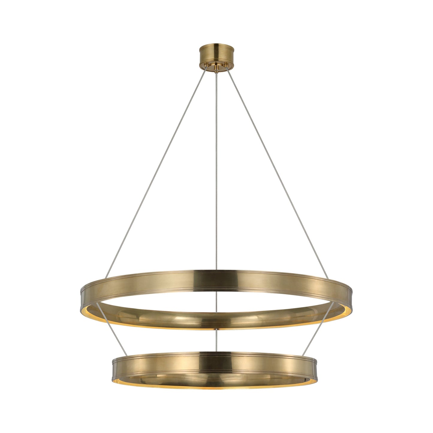 Connery LED Two-Tier Chandelier in Detail.