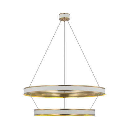 Connery LED Two-Tier Chandelier in Detail.