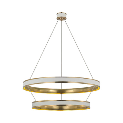 Connery LED Two-Tier Chandelier in Detail.