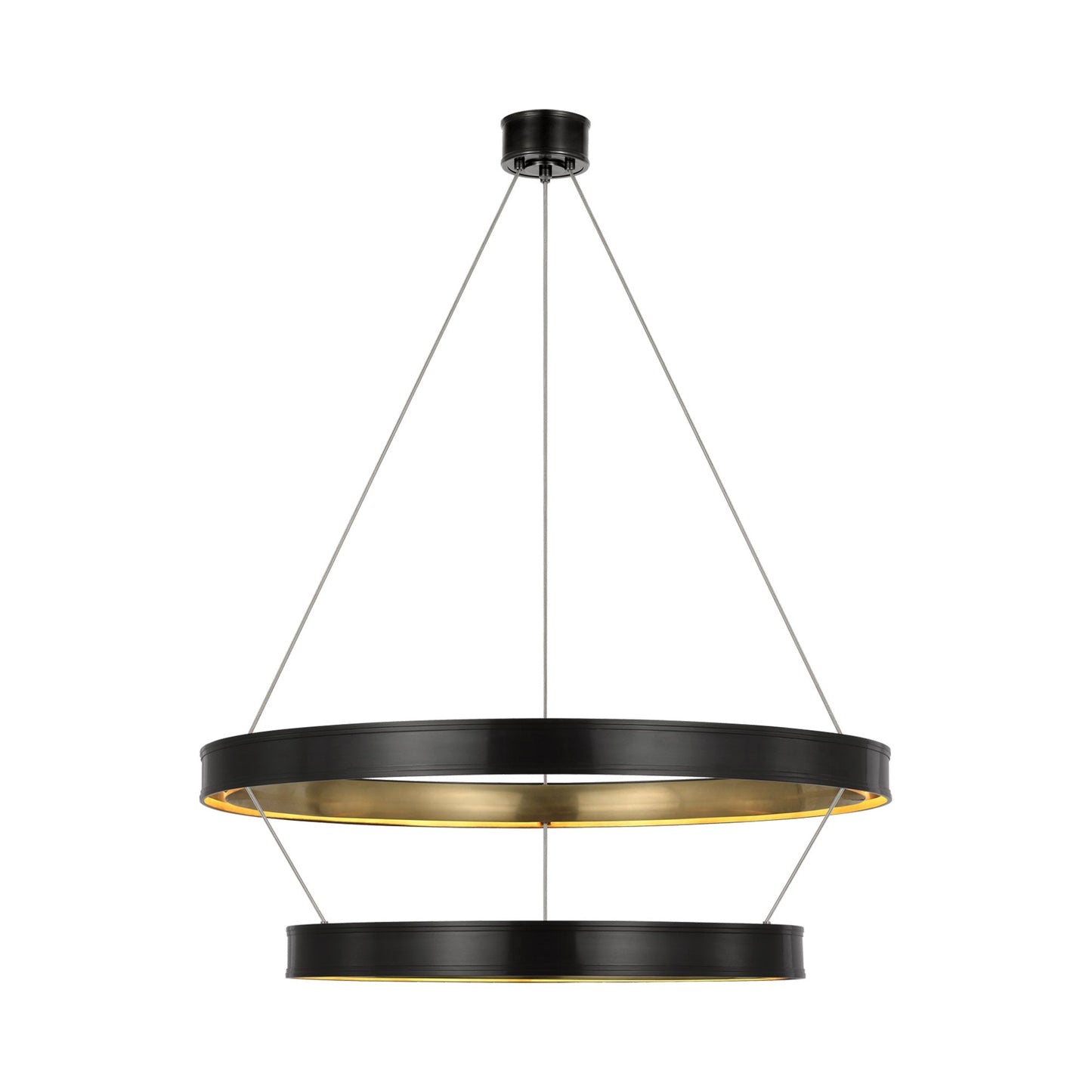 Connery LED Two-Tier Chandelier in Detail.