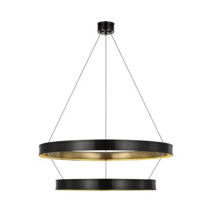 Connery LED Two-Tier Chandelier in Detail.