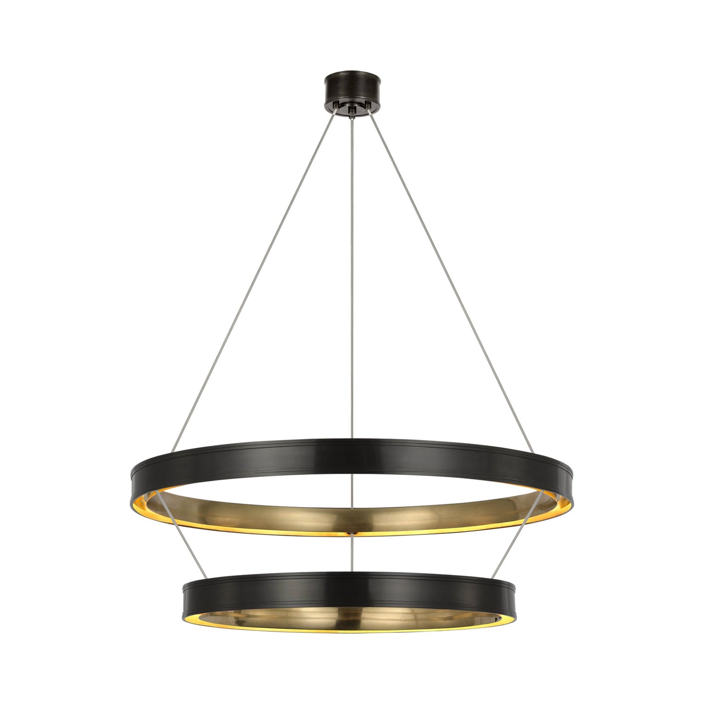 Connery LED Two-Tier Chandelier in Detail.