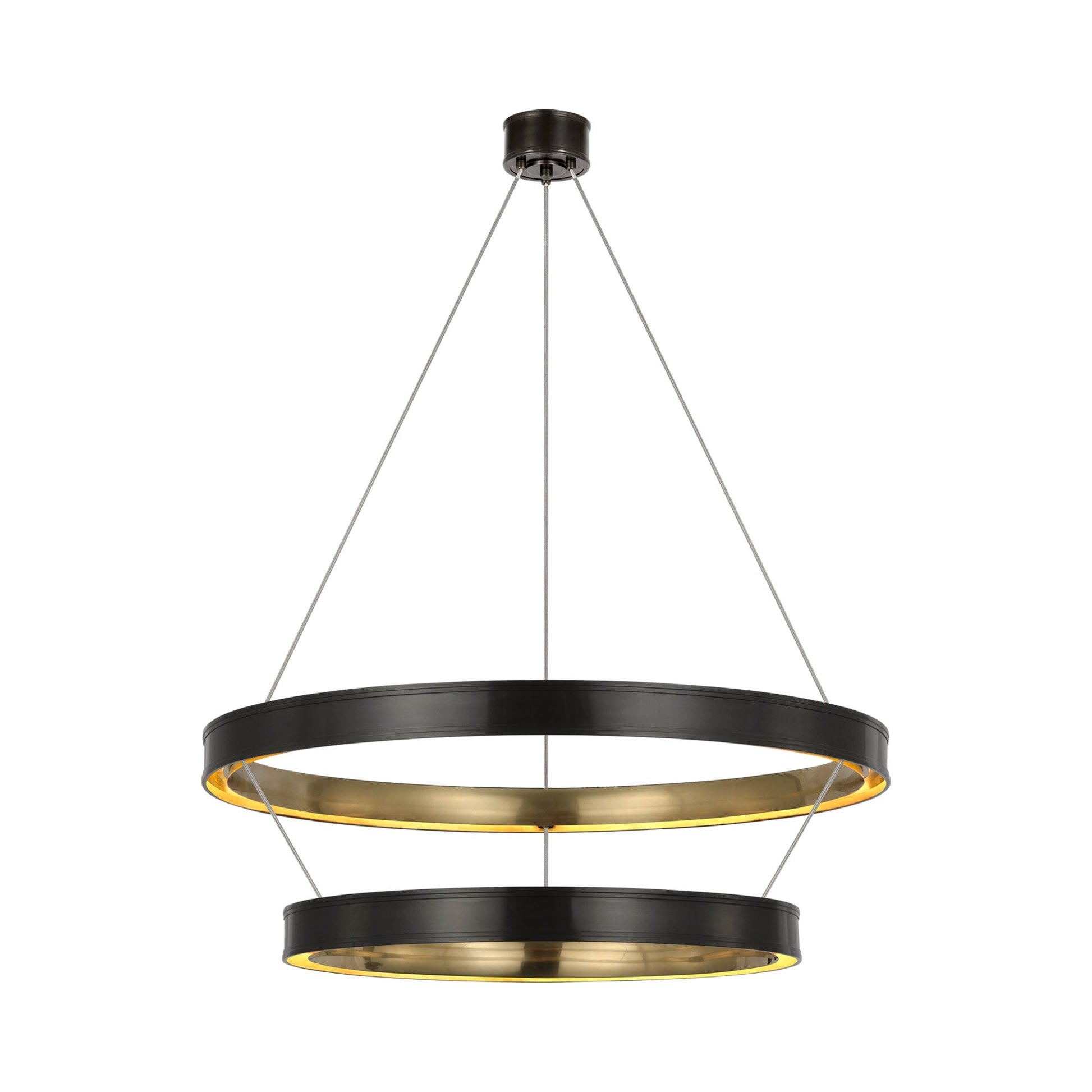 Connery LED Two-Tier Chandelier in Detail.