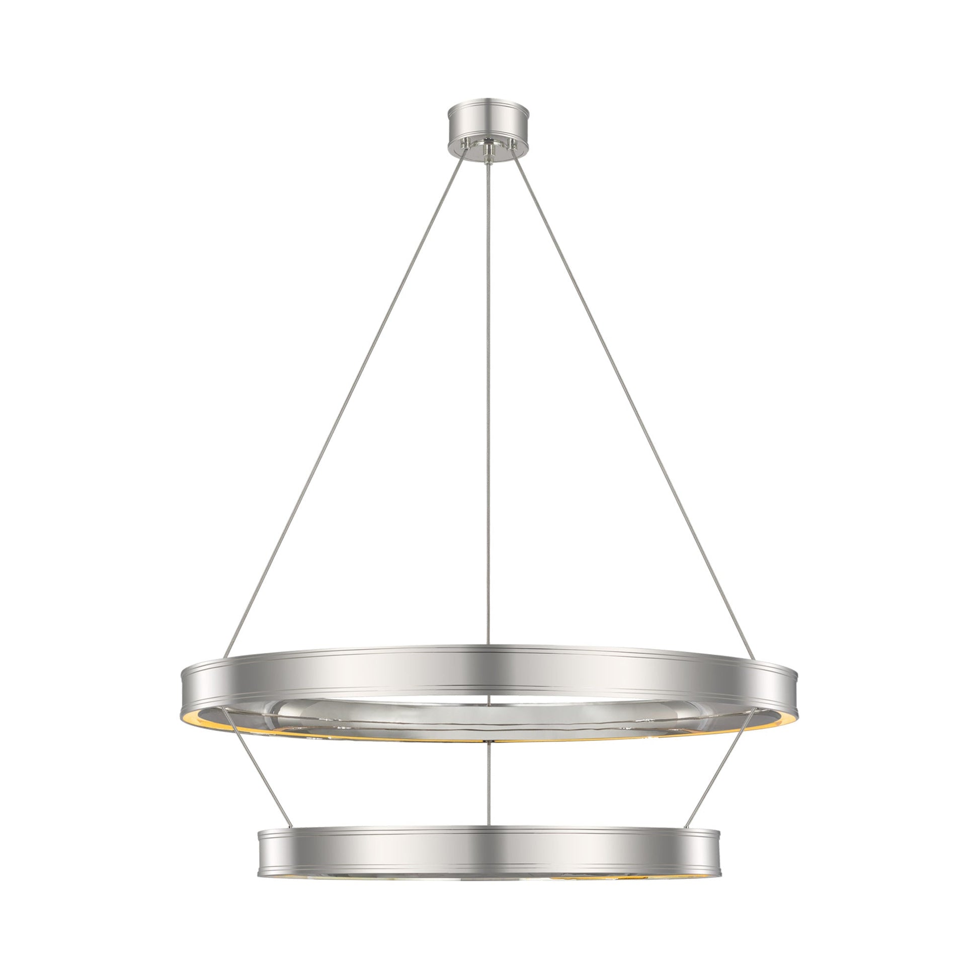 Connery LED Two-Tier Chandelier in Detail.