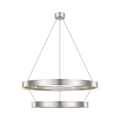 Connery LED Two-Tier Chandelier in Detail.