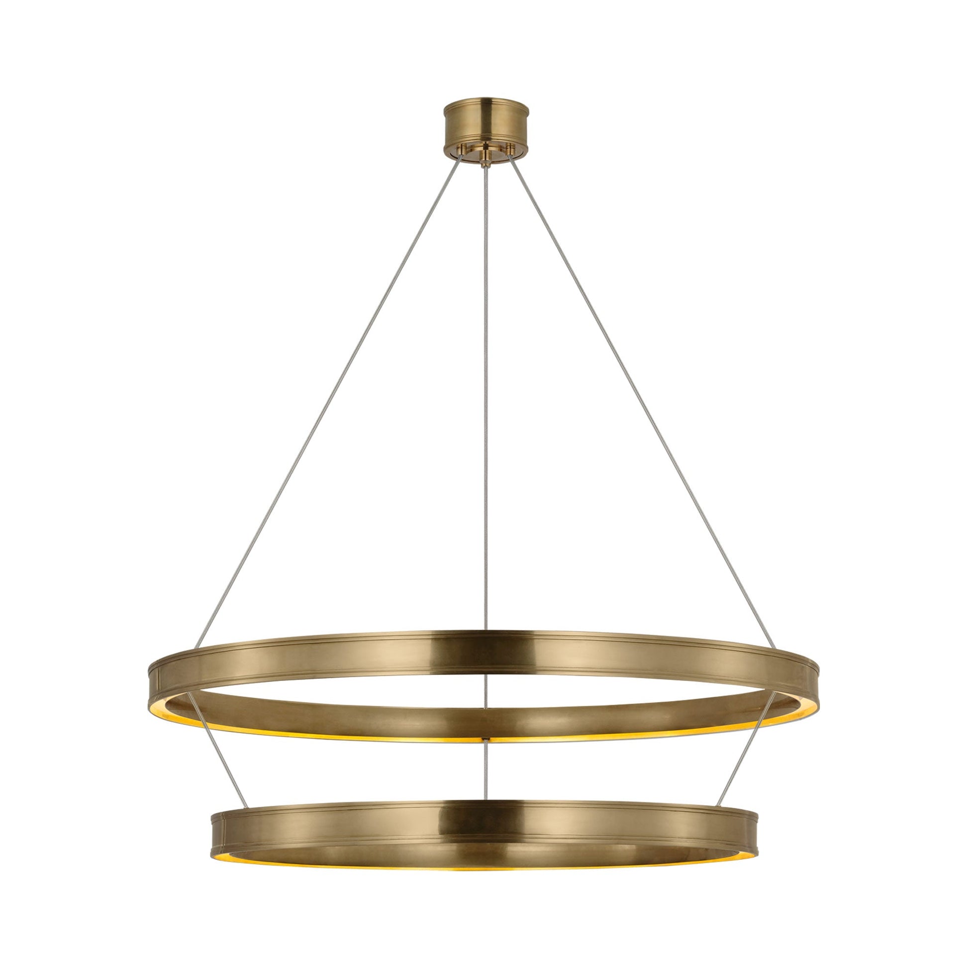 Connery LED Two-Tier Chandelier in Detail.