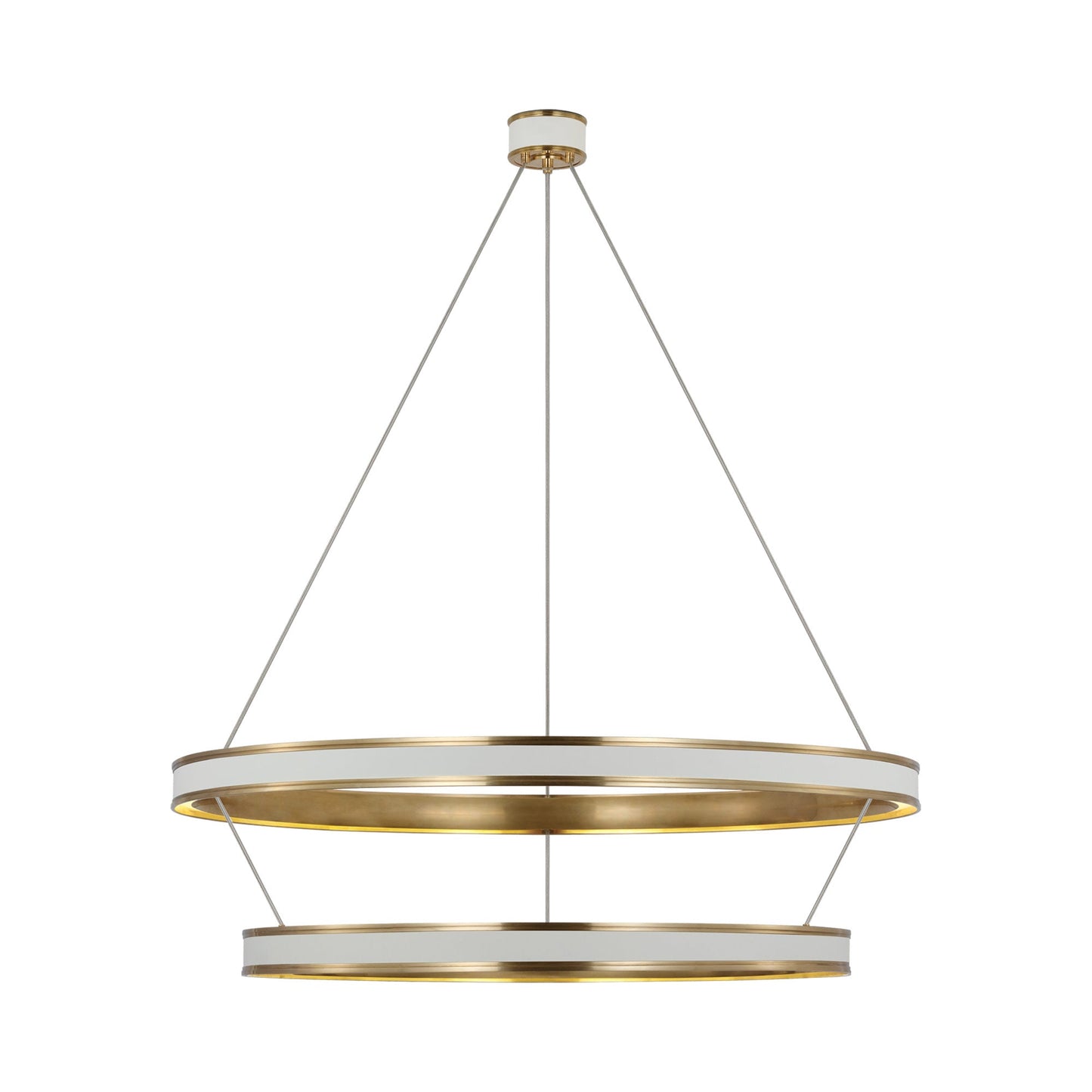 Connery LED Two-Tier Chandelier in Detail.