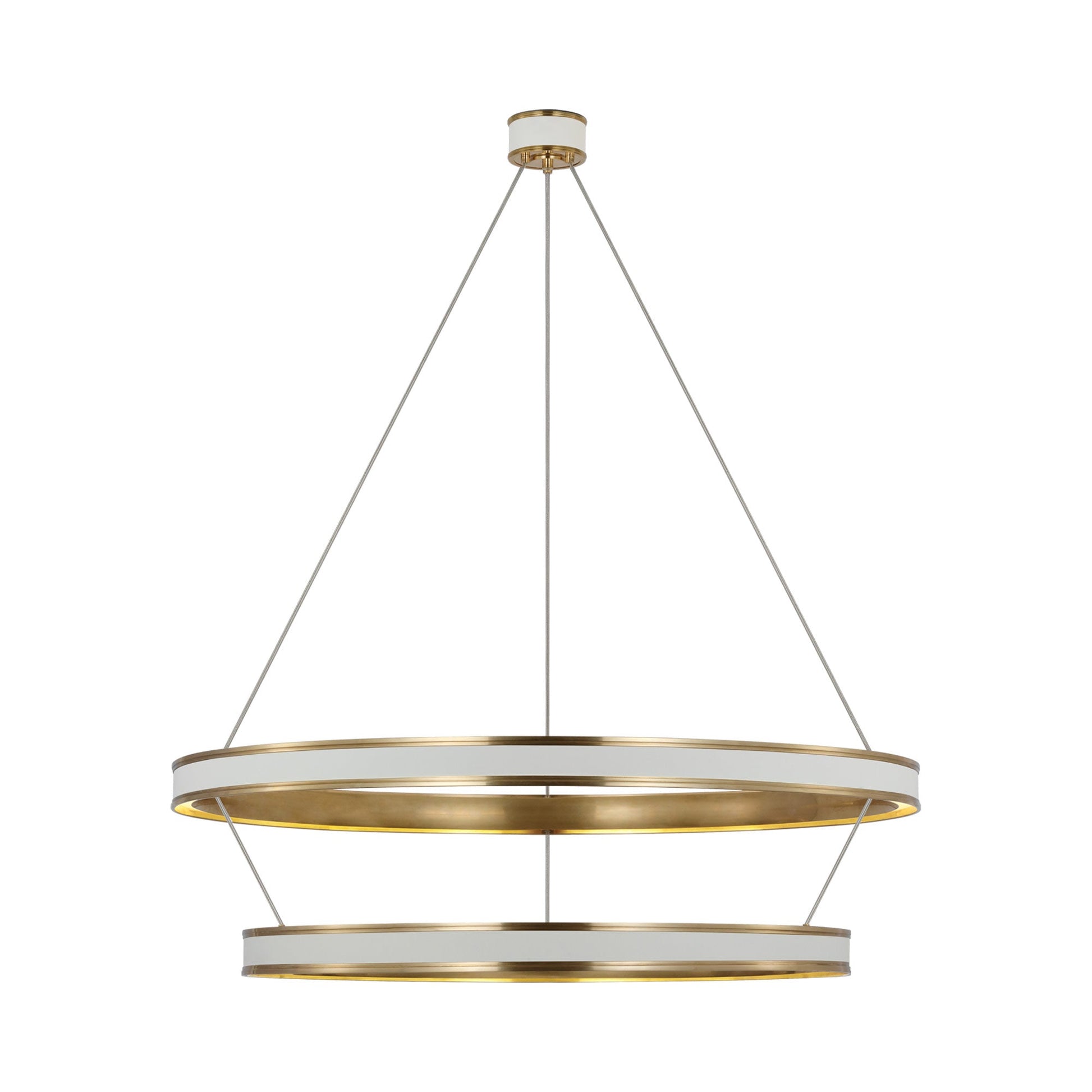 Connery LED Two-Tier Chandelier in Detail.