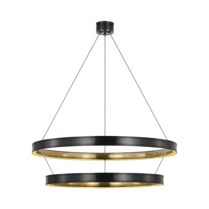 Connery LED Two-Tier Chandelier in Detail.