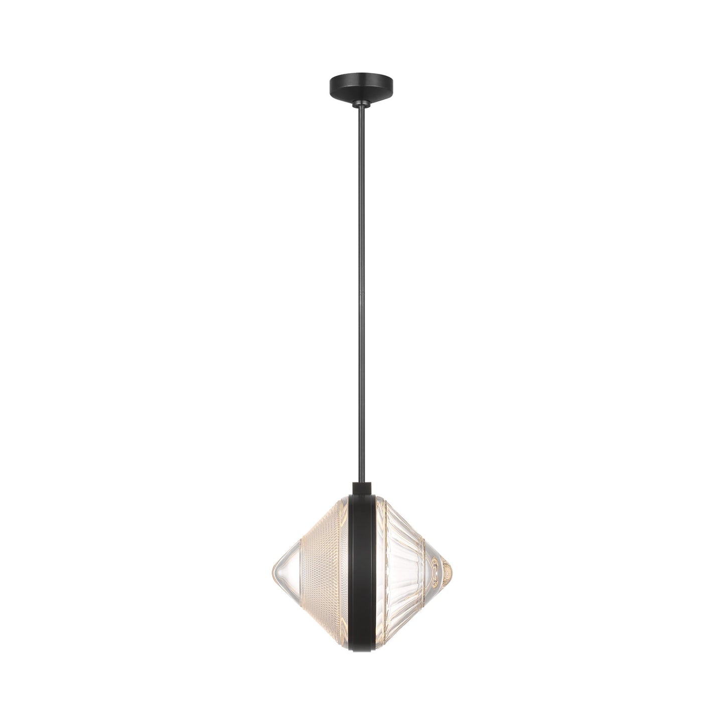 Copper Coast LED Pendant Light in Bronze (Karo and Olive Cut).