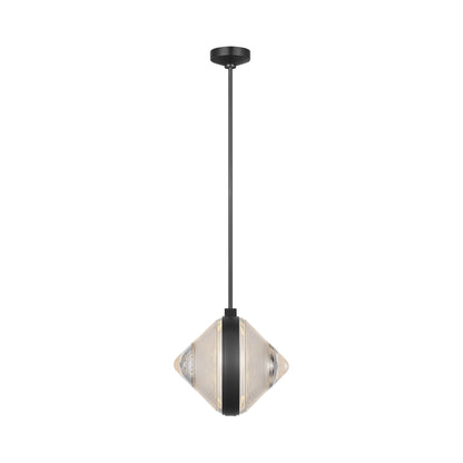 Copper Coast LED Pendant Light in Bronze (Karo Cut).