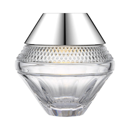 Copper Coast LED Rechargeable Table Lamp in Polished Nickel (5-Inch).