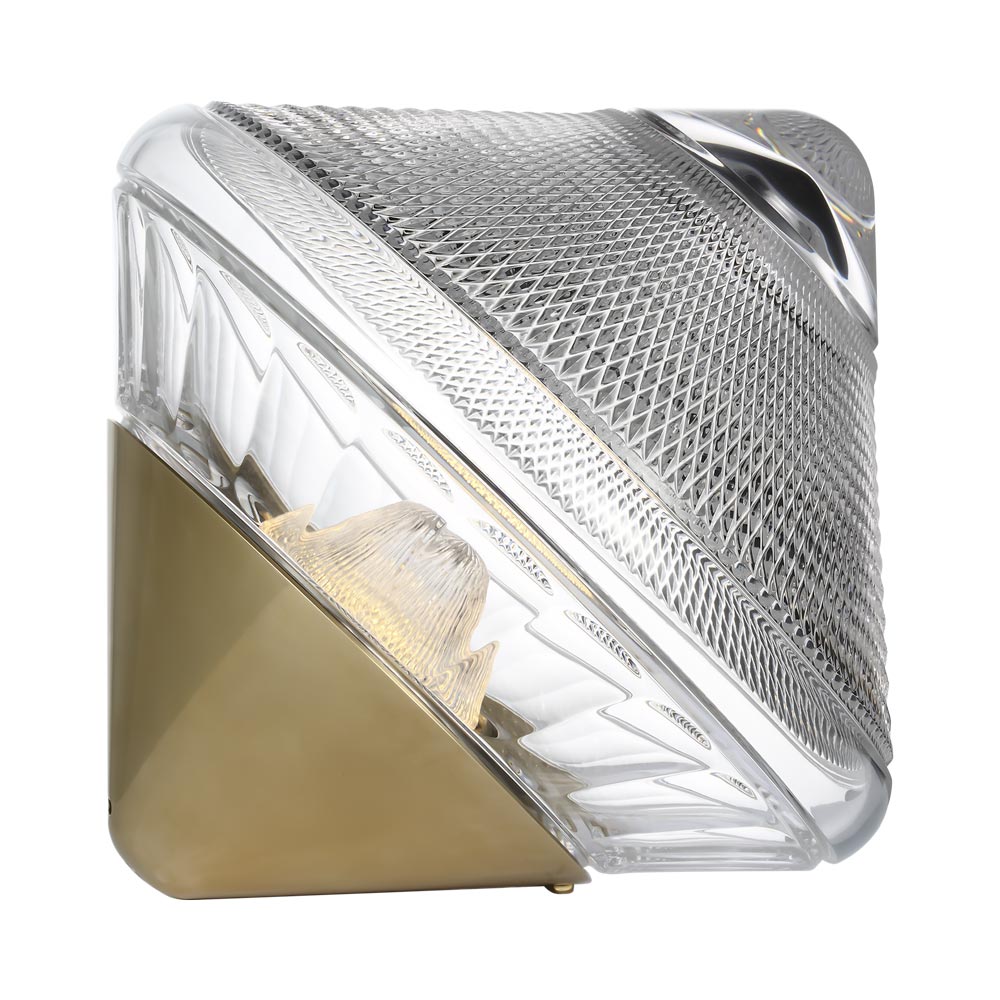 Copper Coast LED Rechargeable Table Lamp in Natural Brass (9.25-Inch).