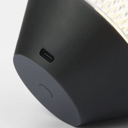 Copper Coast LED Rechargeable Table Lamp in Detail.