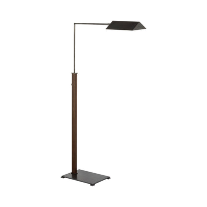 Copse Floor Lamp in Bronze/Dark Walnut.