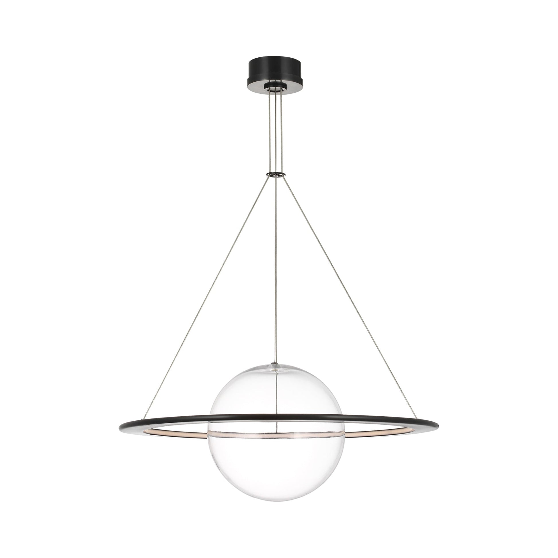 Cosmos LED Chandelier in Bronze.