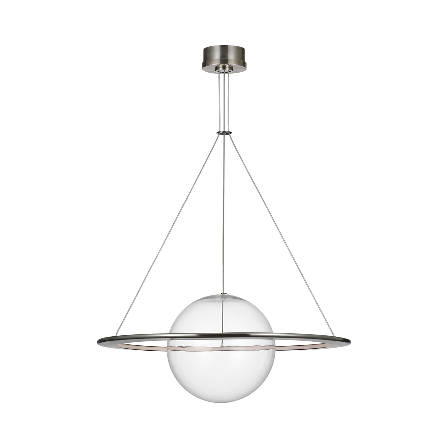 Cosmos LED Chandelier in Pewter.