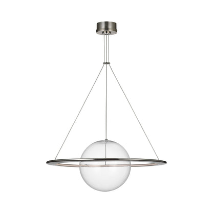 Cosmos LED Chandelier in Pewter.