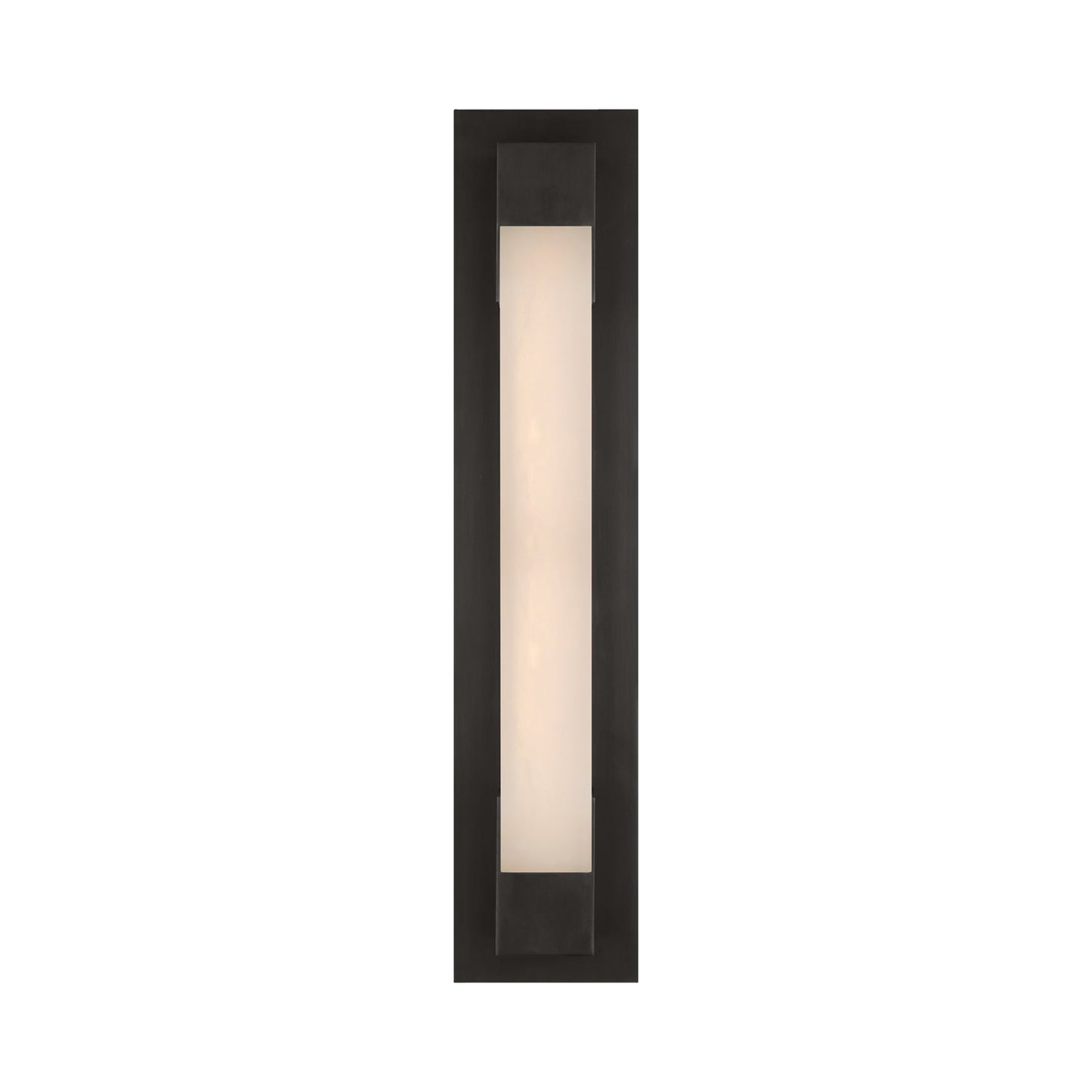 Covet LED Bracketed Bath Wall Light in Bronze (21.25-Inch).