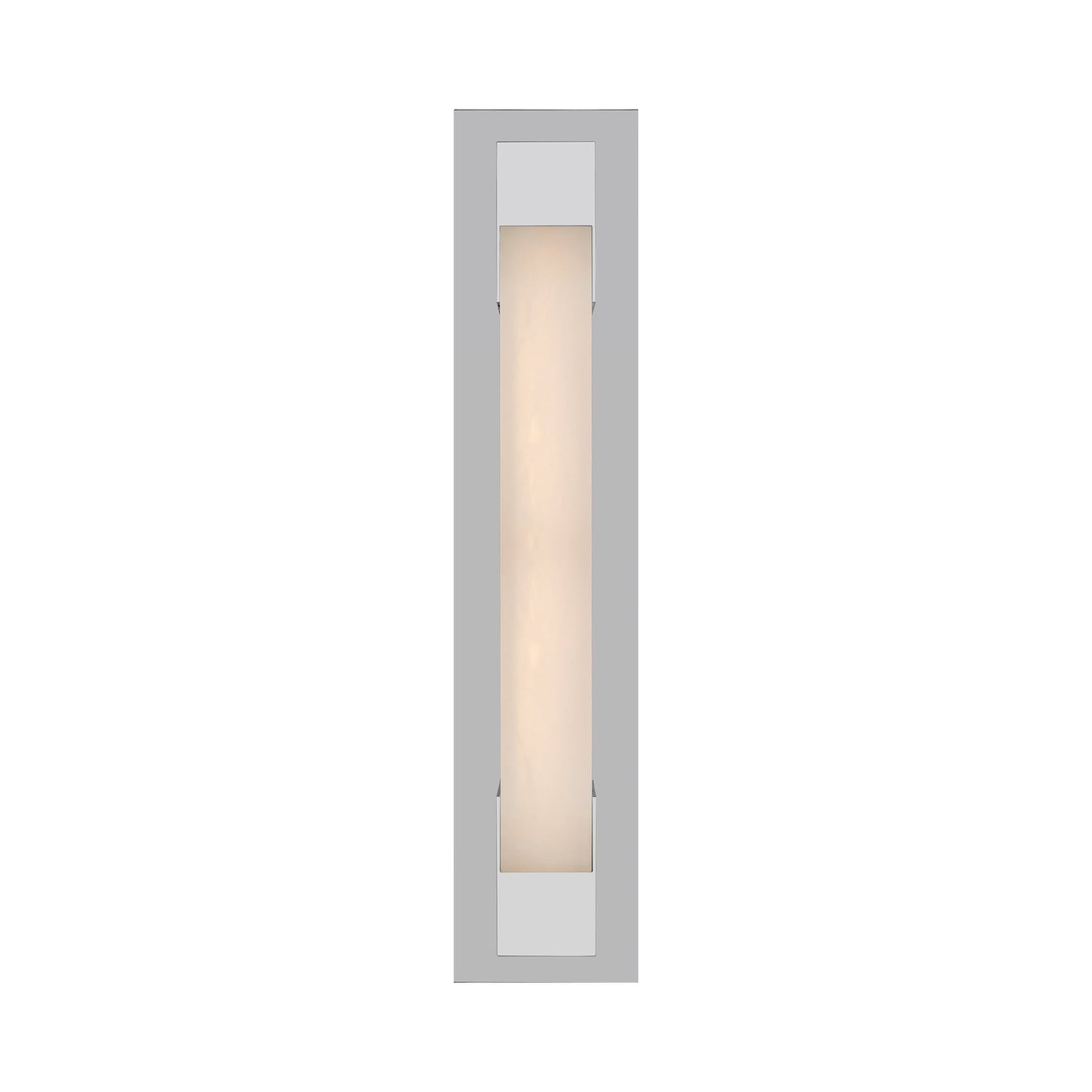 Covet LED Bracketed Bath Wall Light in Polished Nickel (21.25-Inch).
