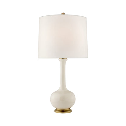 Coy Table Lamp in Ivory.