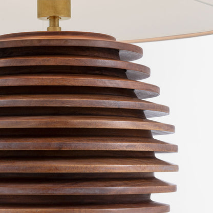 Crenelle Stacked Table Lamp in Detail.