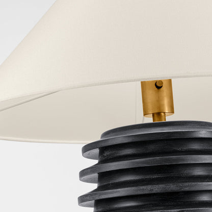 Crenelle Stacked Table Lamp in Detail.