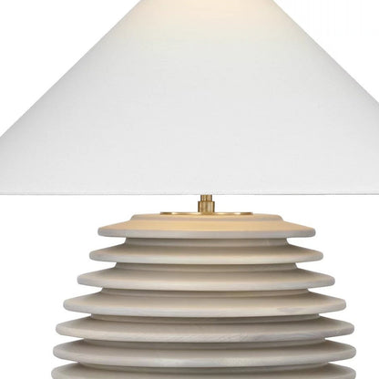 Crenelle Stacked Table Lamp in Detail.