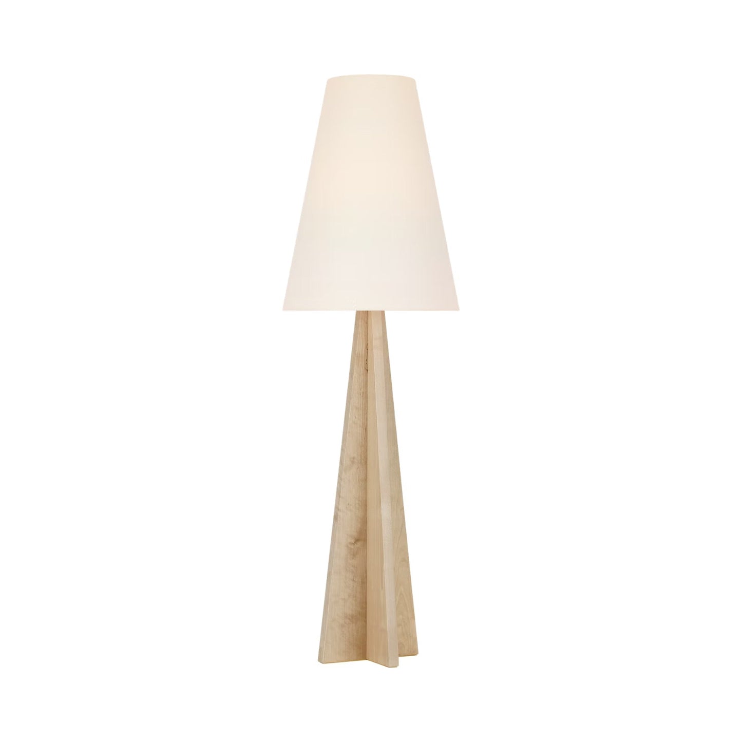 Crue Floor Lamp in Natural Maple.