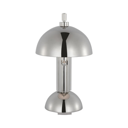 Dally Table Lamp in Polished Nickel.