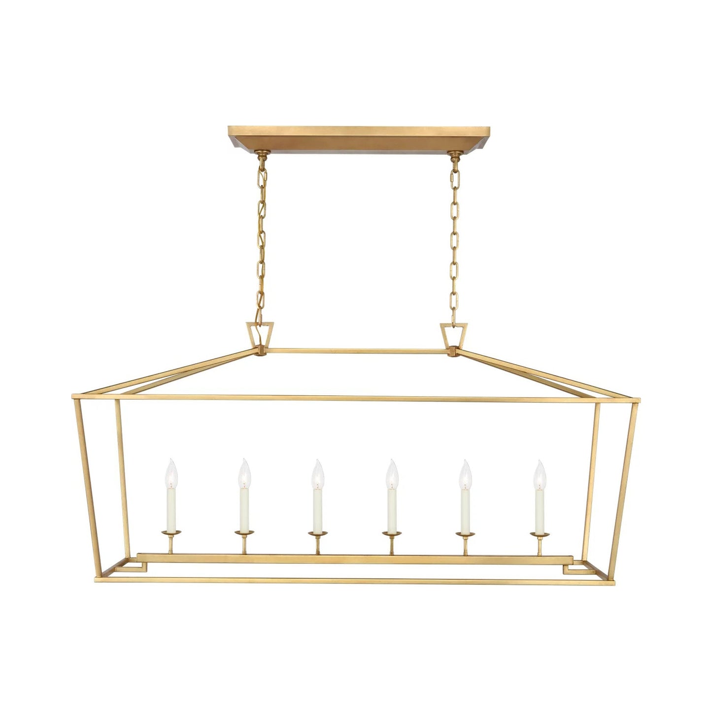 Darlana Linear Pendant Light in Gild (Large).