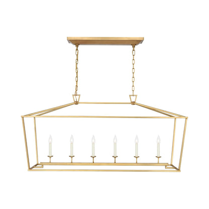 Darlana Linear Pendant Light in Gild (Large).
