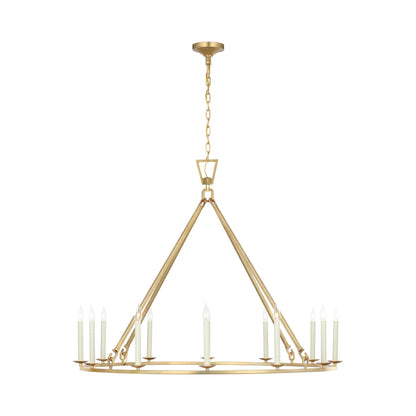 Darlana Ring Chandelier in Gild/1-Tier (50"D X 38.75"H).
