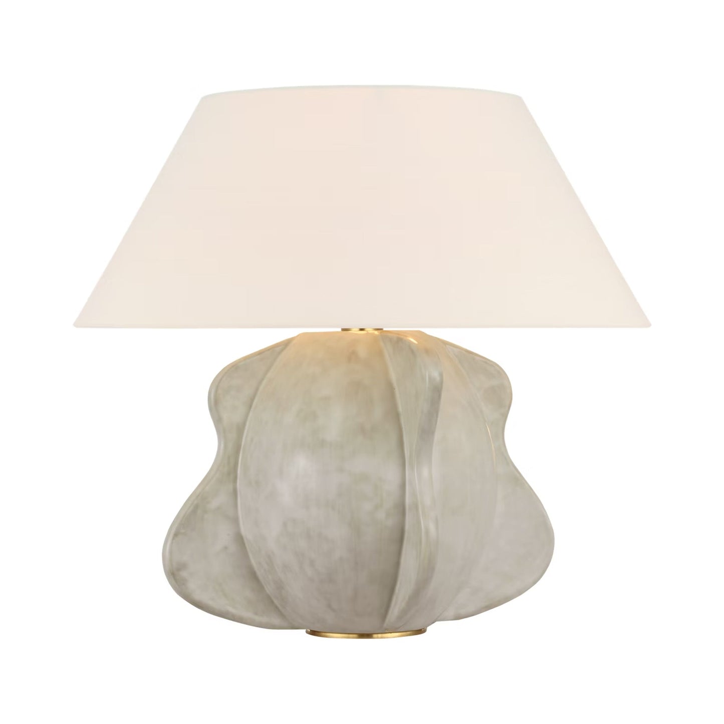 Delmar Table Lamp in Antiqued White.