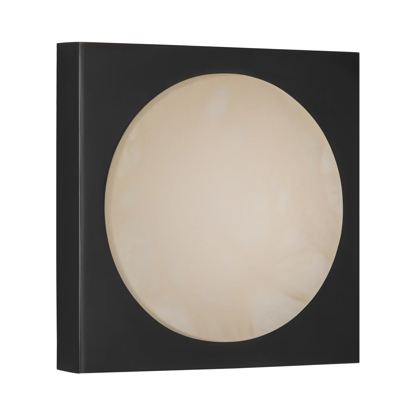Dichotomy Square LED Wall Light in Bronze.