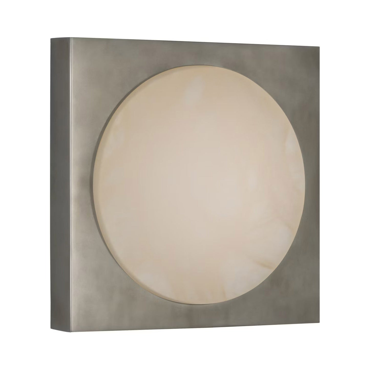 Dichotomy Square LED Wall Light in Pewter.