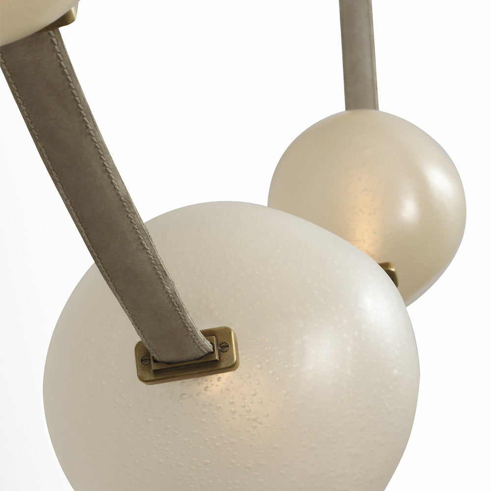 Dune Belted LED Pendant Light in Detail.