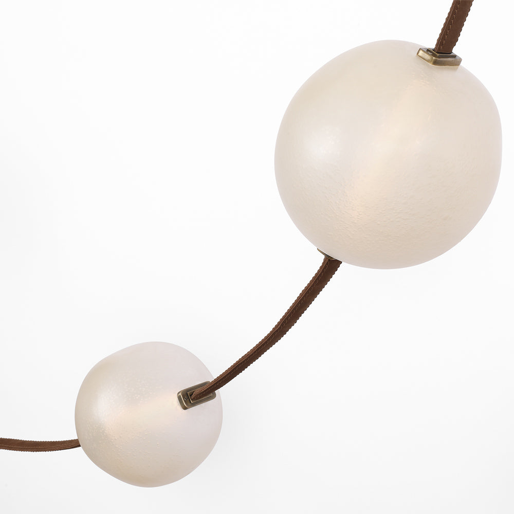 Dune Belted LED Pendant Light in Detail.