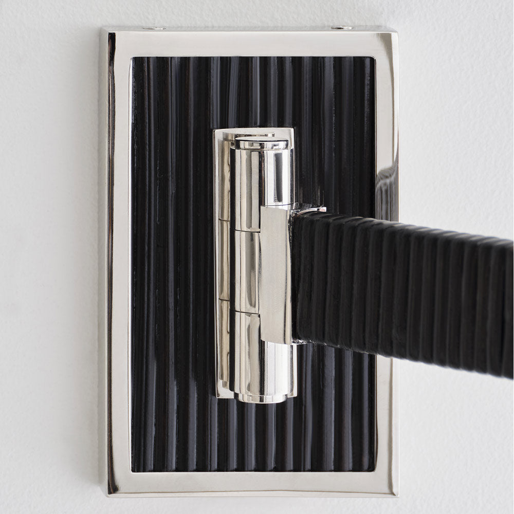 Elle LED Swing Arm Wall Light in Detail.