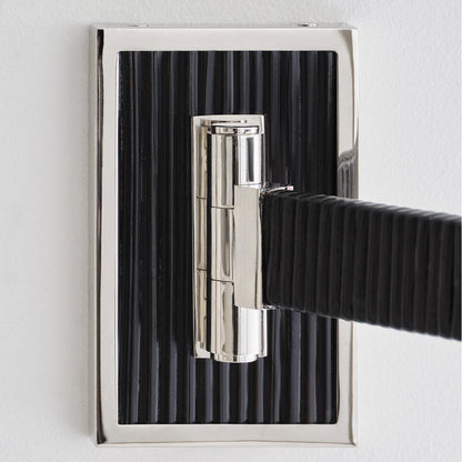 Elle LED Swing Arm Wall Light in Detail.
